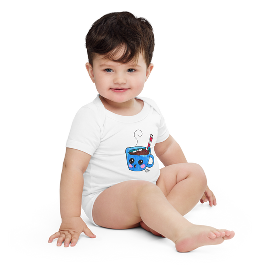 Baby | Hot Chocolate Mug T-Shirt | Cozy Marshmallow Doodle Graphic Tee | FunDoodlesbyMila